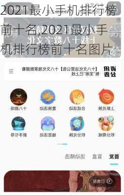 2021最小手机排行榜前十名,2021最小手机排行榜前十名图片