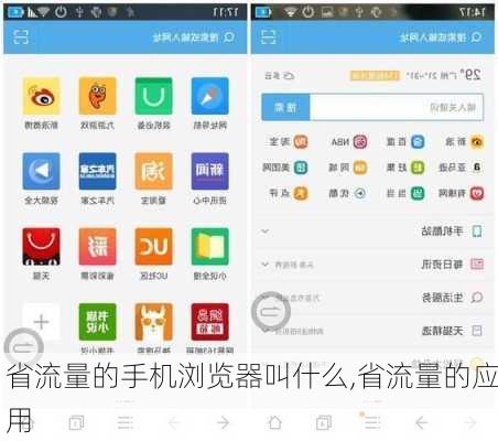 省流量的手机浏览器叫什么,省流量的应用