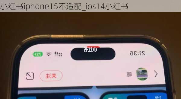 小红书iphone15不适配_ios14小红书