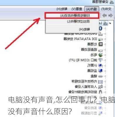 电脑没有声音,怎么回事儿?_电脑没有声音什么原因?