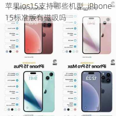 苹果ios15支持哪些机型_iPhone15标准版有磁吸吗