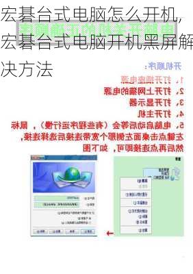 宏碁台式电脑怎么开机,宏碁台式电脑开机黑屏解决方法
