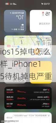 ios15掉电怎么样_iPhone15待机掉电严重