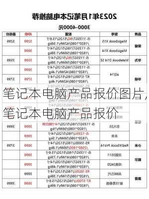 笔记本电脑产品报价图片,笔记本电脑产品报价