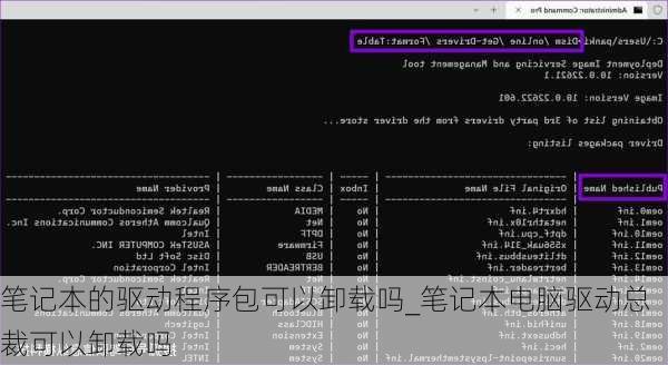 笔记本的驱动程序包可以卸载吗_笔记本电脑驱动总裁可以卸载吗