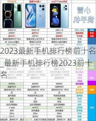 2023最新手机排行榜前十名_最新手机排行榜2023前十名