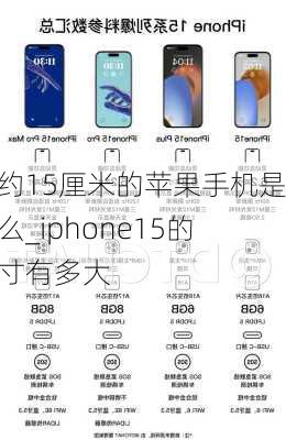 大约15厘米的苹果手机是什么_iphone15的尺寸有多大