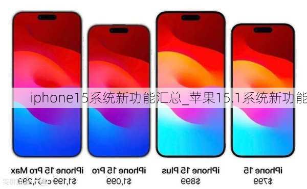 iphone15系统新功能汇总_苹果15.1系统新功能