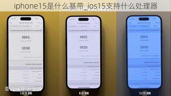 iphone15是什么基带_ios15支持什么处理器