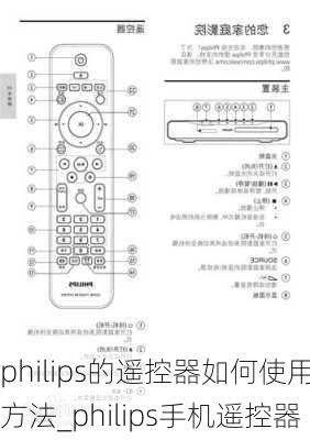 philips的遥控器如何使用方法_philips手机遥控器