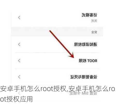 安卓手机怎么root授权,安卓手机怎么root授权应用