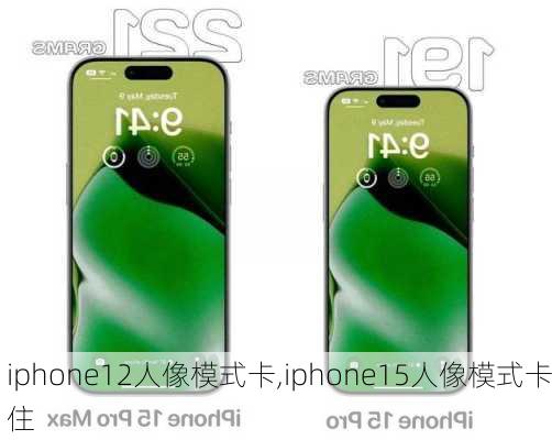 iphone12人像模式卡,iphone15人像模式卡住