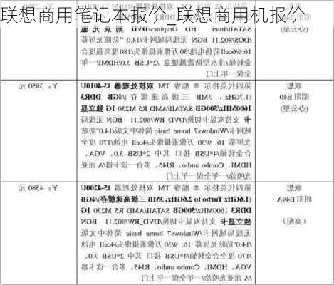 联想商用笔记本报价_联想商用机报价