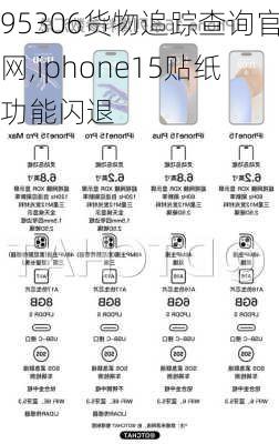 95306货物追踪查询官网,iphone15贴纸功能闪退