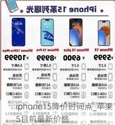 iphone15降价时间点_苹果15目前最新价格