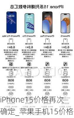 iPhone15价格再次确定_苹果手机15价格