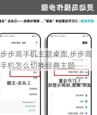 步步高手机主题桌面,步步高手机怎么切换经典主题
