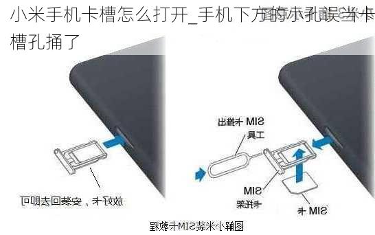 小米手机卡槽怎么打开_手机下方的小孔误当卡槽孔捅了