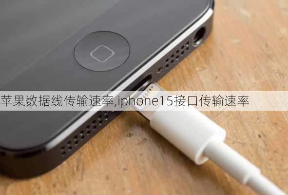 苹果数据线传输速率,iphone15接口传输速率