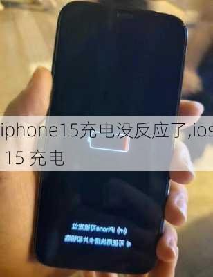 iphone15充电没反应了,ios 15 充电