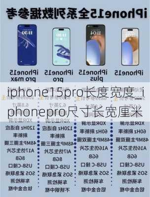 iphone15pro长度宽度_iphonepro尺寸长宽厘米