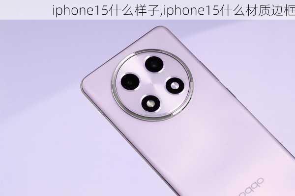 iphone15什么样子,iphone15什么材质边框