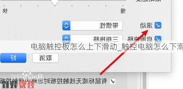 电脑触控板怎么上下滑动_触控电脑怎么下滑