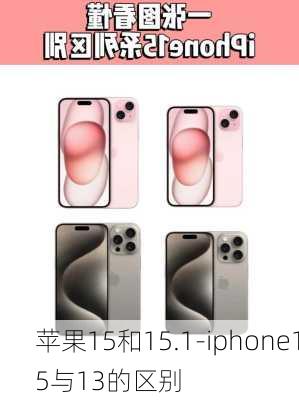 苹果15和15.1-iphone15与13的区别