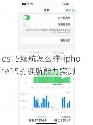 ios15续航怎么样-iphone15的续航能力实测