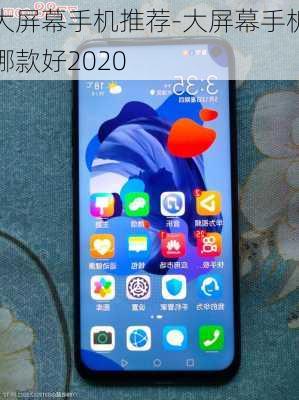 大屏幕手机推荐-大屏幕手机哪款好2020