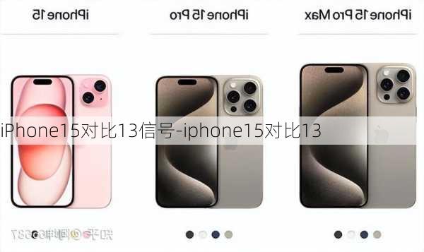 iPhone15对比13信号-iphone15对比13