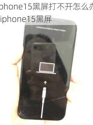 iphone15黑屏打不开怎么办-iphone15黑屏