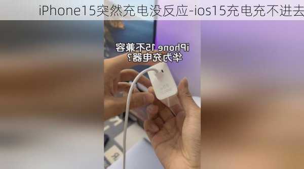 iPhone15突然充电没反应-ios15充电充不进去