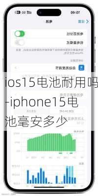 ios15电池耐用吗-iphone15电池毫安多少