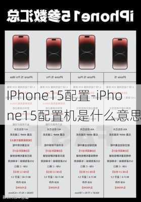 IPhone15配置-iPhone15配置机是什么意思