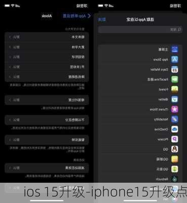 ios 15升级-iphone15升级点