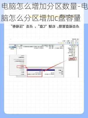 电脑怎么增加分区数量-电脑怎么分区增加c盘容量