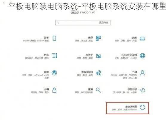 平板电脑装电脑系统-平板电脑系统安装在哪里