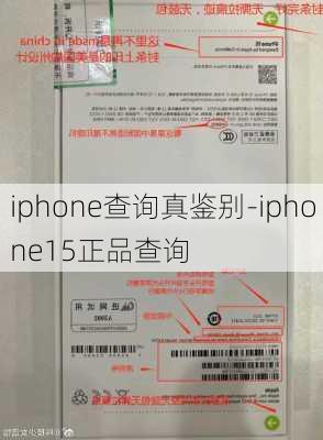 iphone查询真鉴别-iphone15正品查询