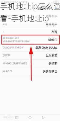 手机地址ip怎么查看-手机地址ip