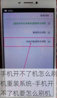 手机开不了机怎么刷机重装系统-手机开不了机要怎么刷机