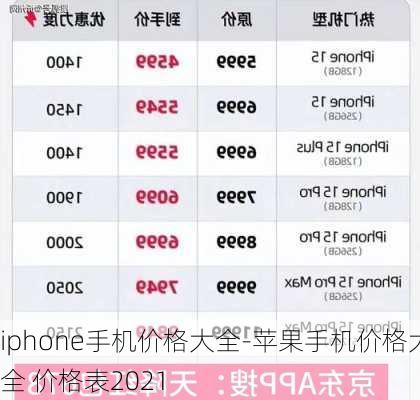 iphone手机价格大全-苹果手机价格大全 价格表2021