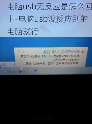 电脑usb无反应是怎么回事-电脑usb没反应别的电脑就行