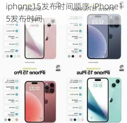 iphone15发布时间顺序-iPhone15发布时间