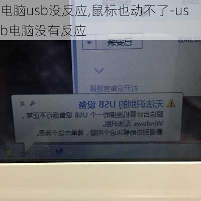 电脑usb没反应,鼠标也动不了-usb电脑没有反应