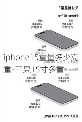 iphone15重量多少克重-苹果15寸多重