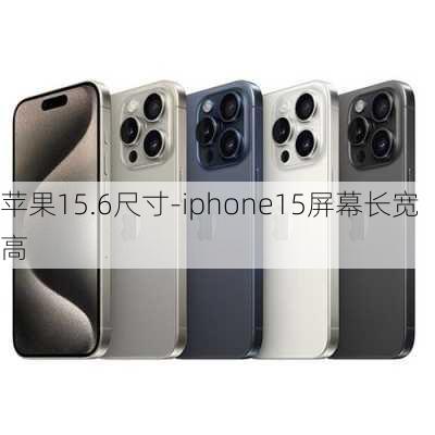 苹果15.6尺寸-iphone15屏幕长宽高