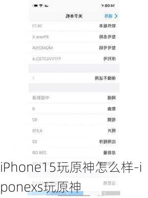 iPhone15玩原神怎么样-iponexs玩原神