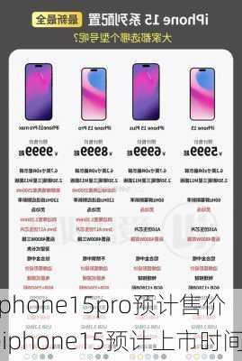 iphone15pro预计售价-iphone15预计上市时间