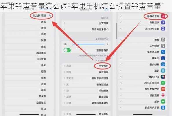 苹果铃声音量怎么调-苹果手机怎么设置铃声音量